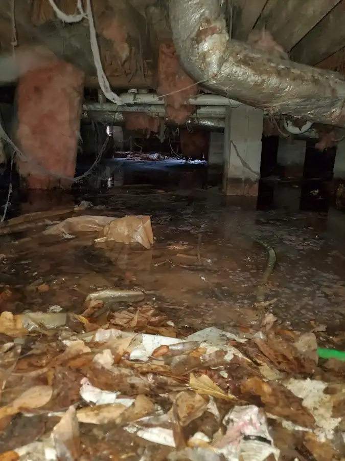 Crawl space flood assessment for Commercial Water Damage Restoration in Rifle