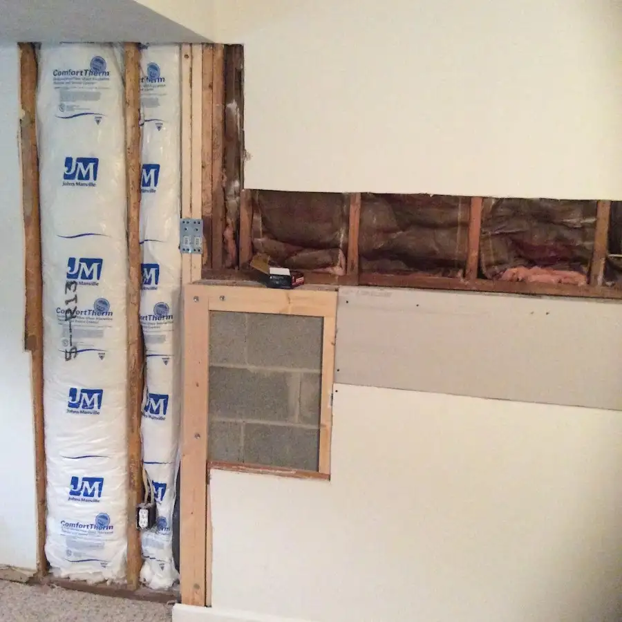 Wall insulation replacement during Structural Drying in Rifle